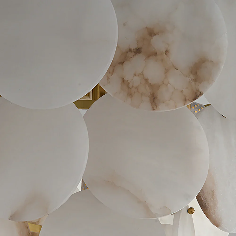Alabaster Multi Layer Round Chandelier - Image 18