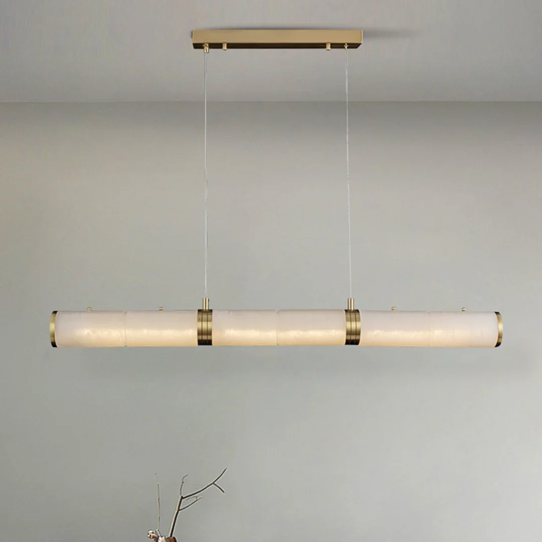 Alabaster Pillar Linear Chandelier - Image 16