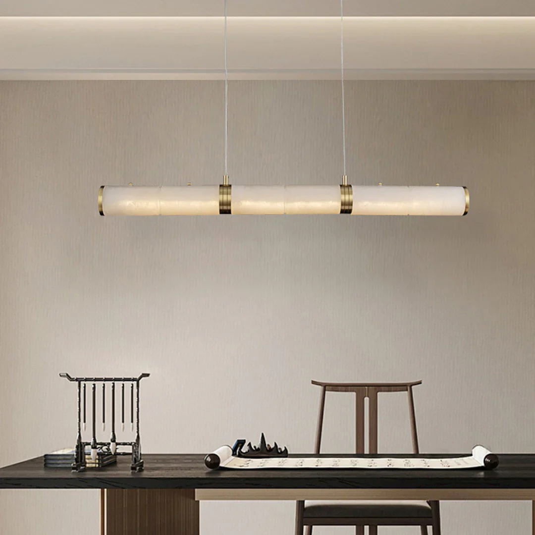 Alabaster Pillar Linear Chandelier - Image 18