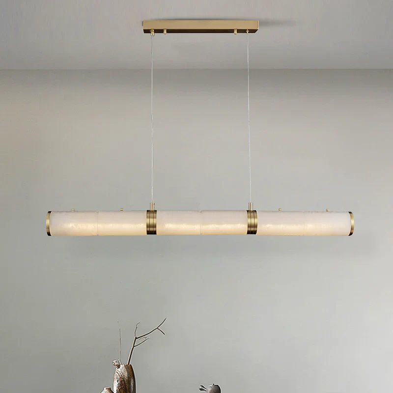 Alabaster Pillar Linear Chandelier - Image 24