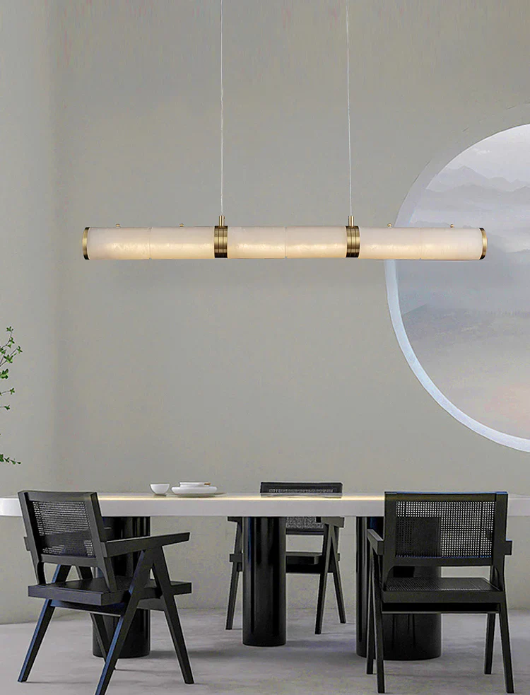 Alabaster Pillar Linear Chandelier - Image 25