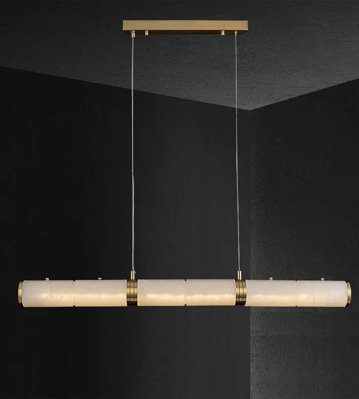 Alabaster Pillar Linear Chandelier - Image 26