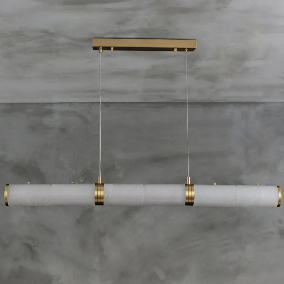 Alabaster Pillar Linear Chandelier - Image 31