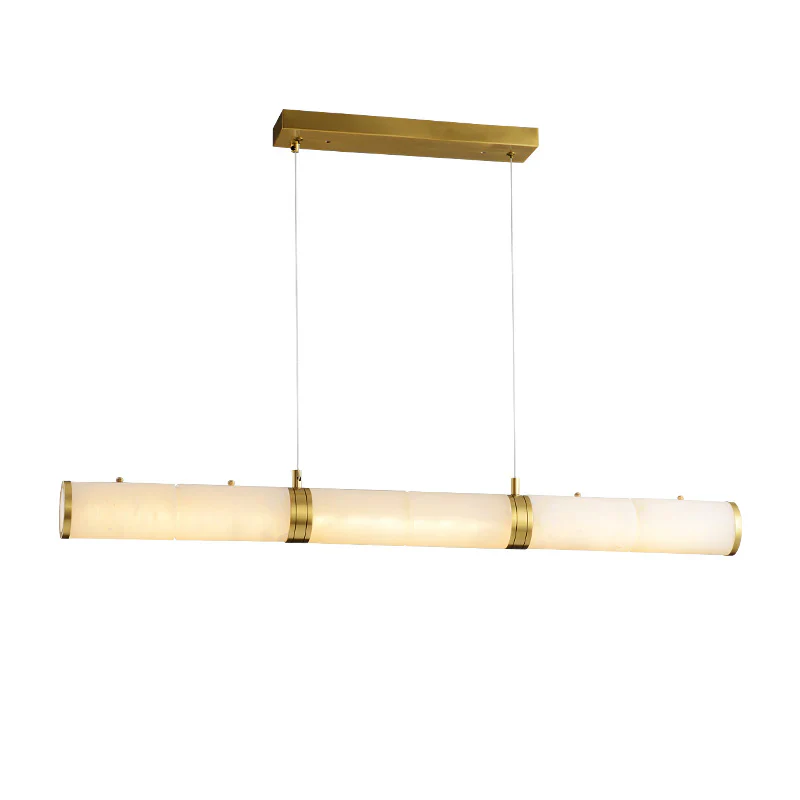 Alabaster Pillar Linear Chandelier - Image 34