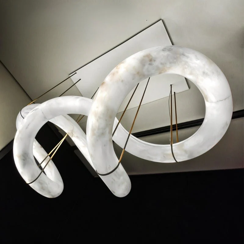 Ametris Alabaster Chandelier Light - Image 2