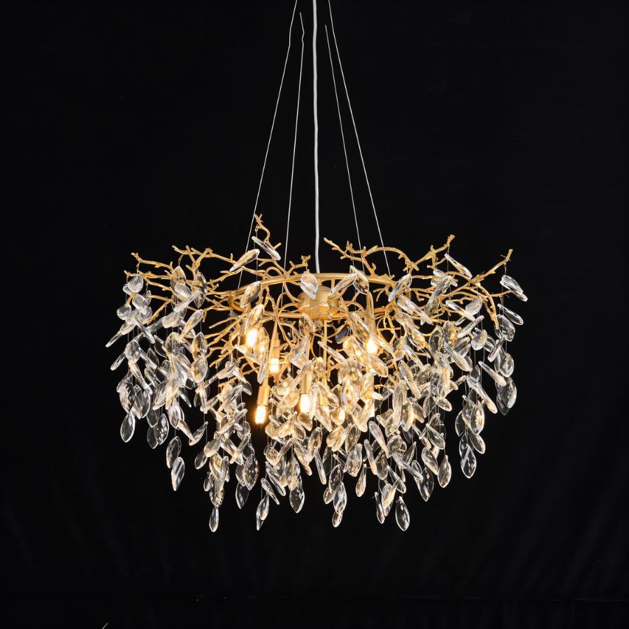 Anab Round Crystal Chandelier - Image 2