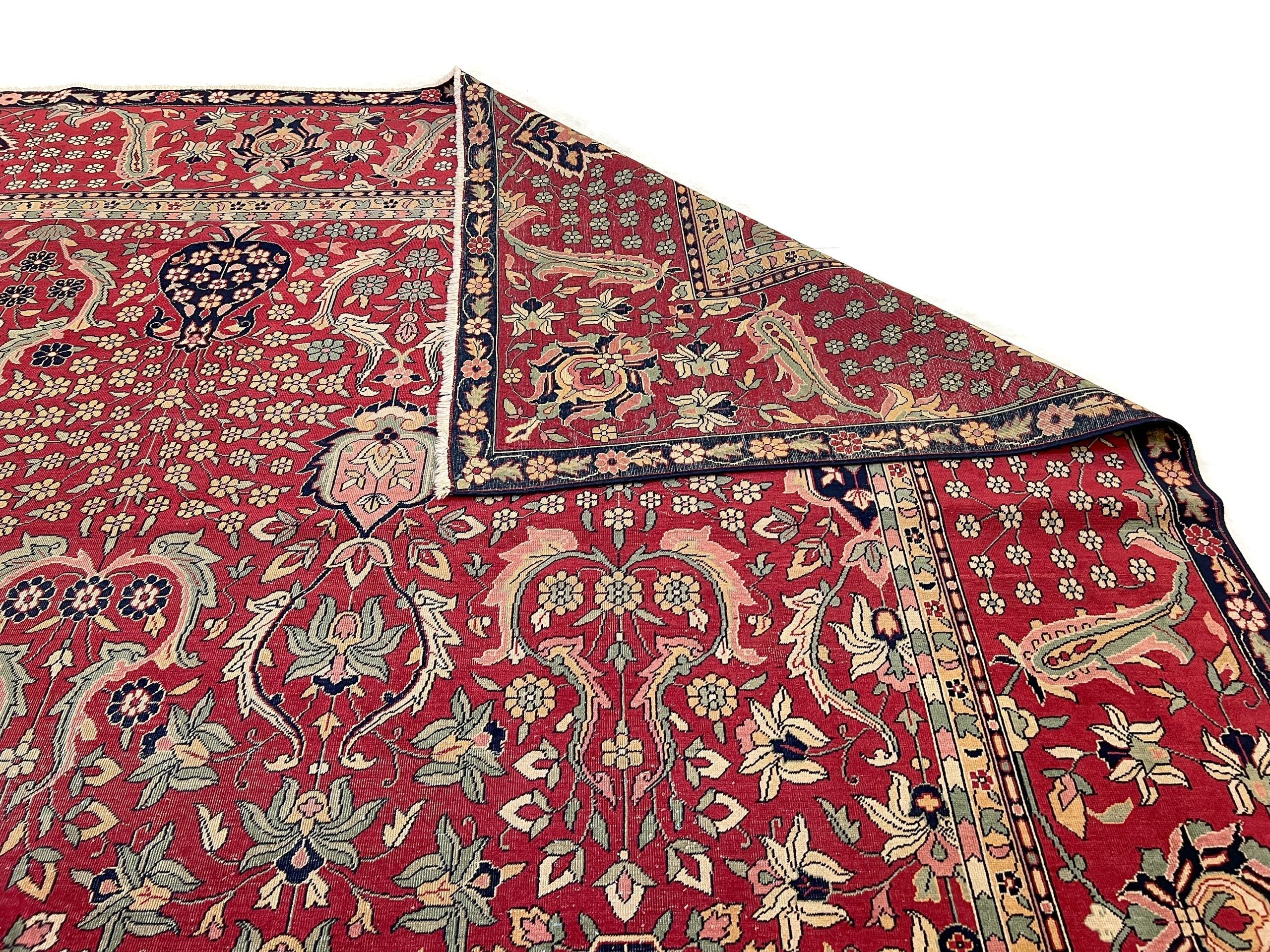 Antique Amritsar (10'00"x16'02") deep red - Image 7