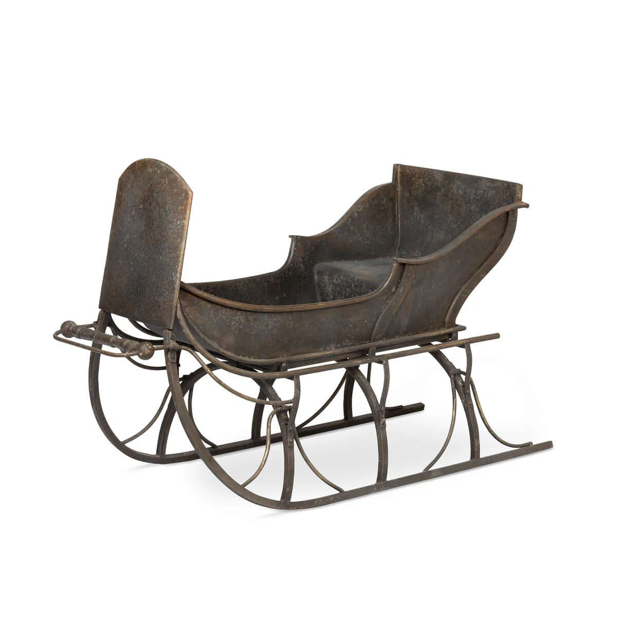 Antique Iron Cutter Sleigh Christmas Décor - Image 4