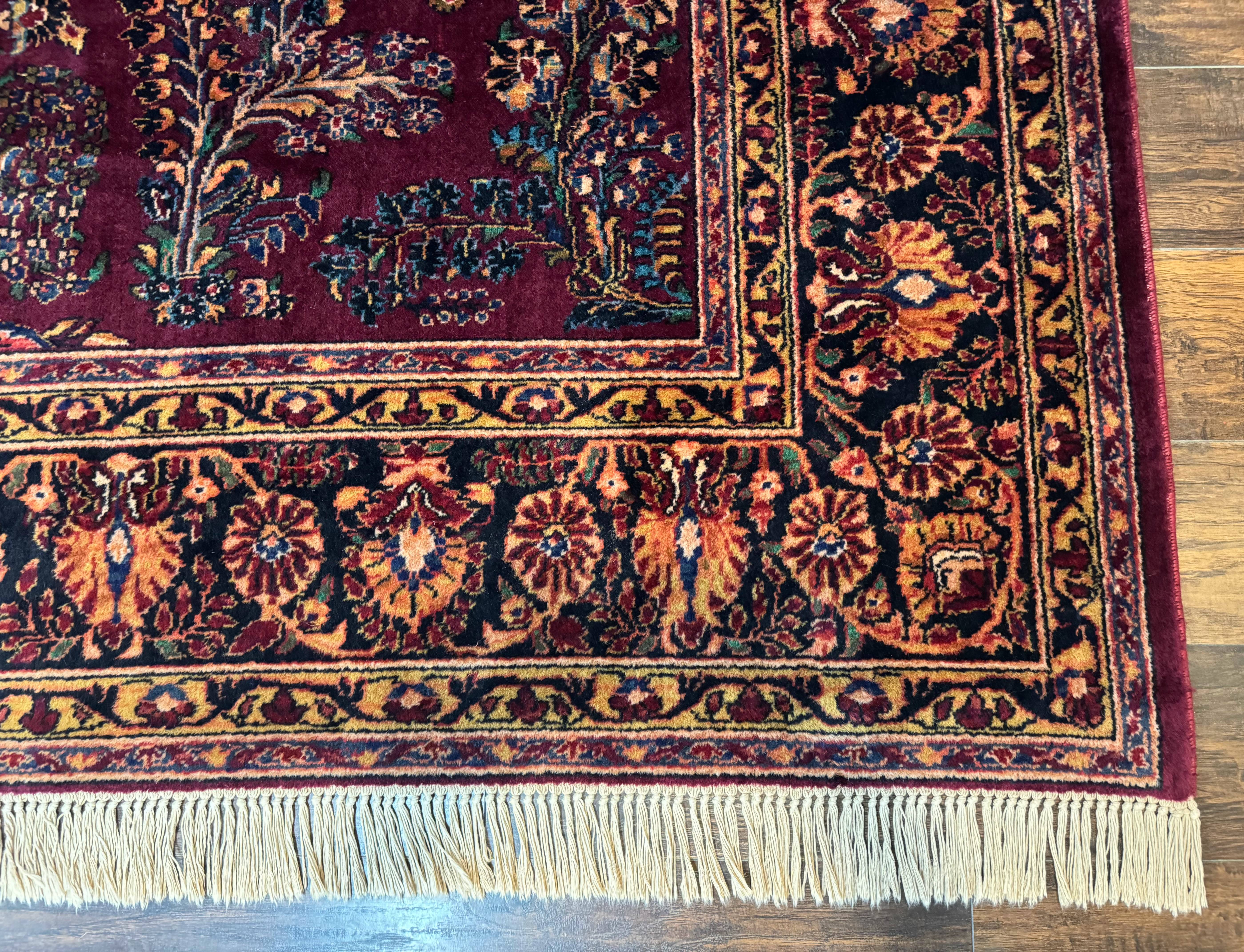 Antique Karastan Rug 8.6 x 12, Wool Pile, Vintage Discontinued Karastan Sarouk Lanamar - Image 9