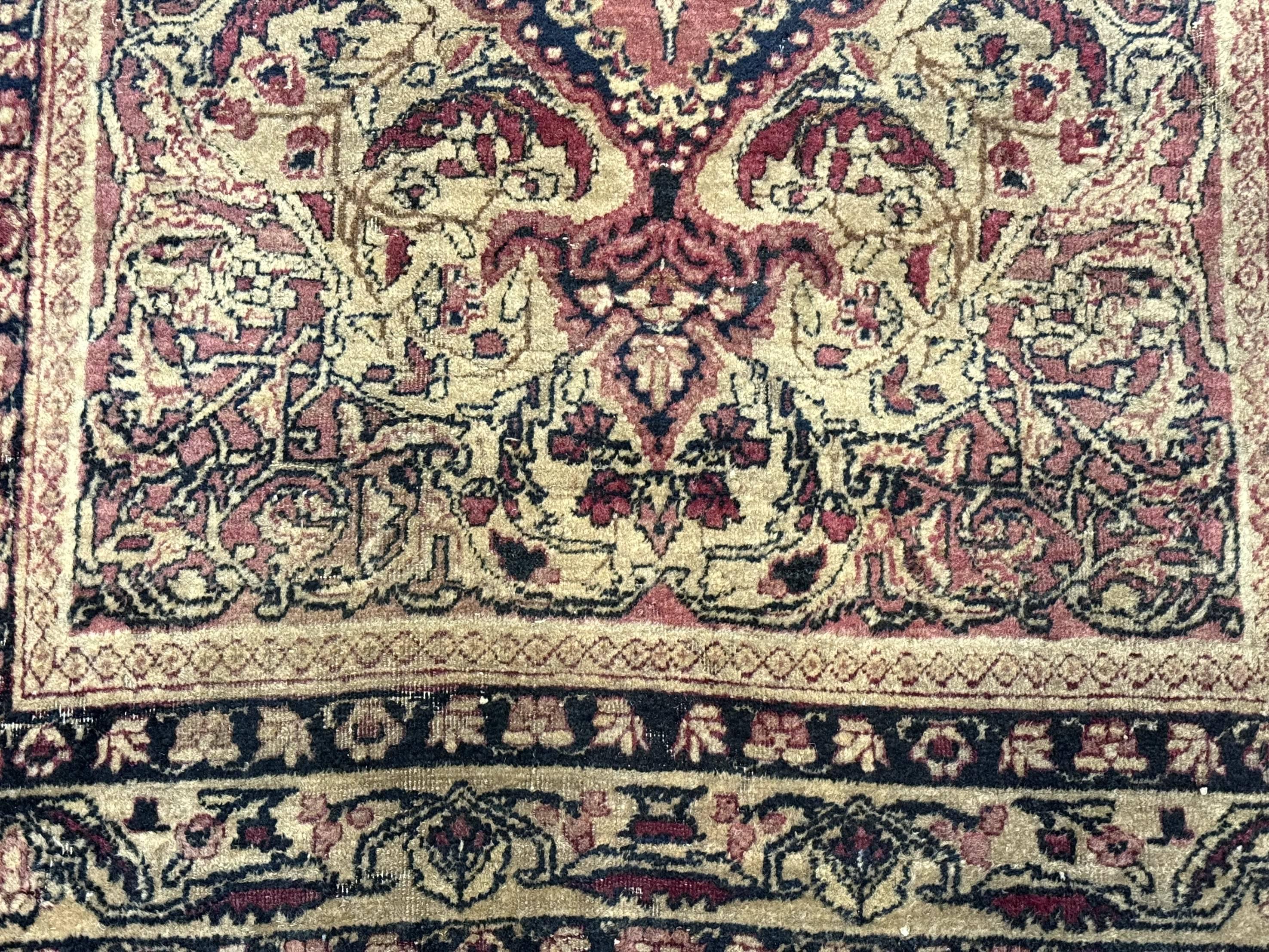 Antique Persian Lavar Rug 3x5, Persian Kerman Rug, Traditional Persian Carpet - Image 12
