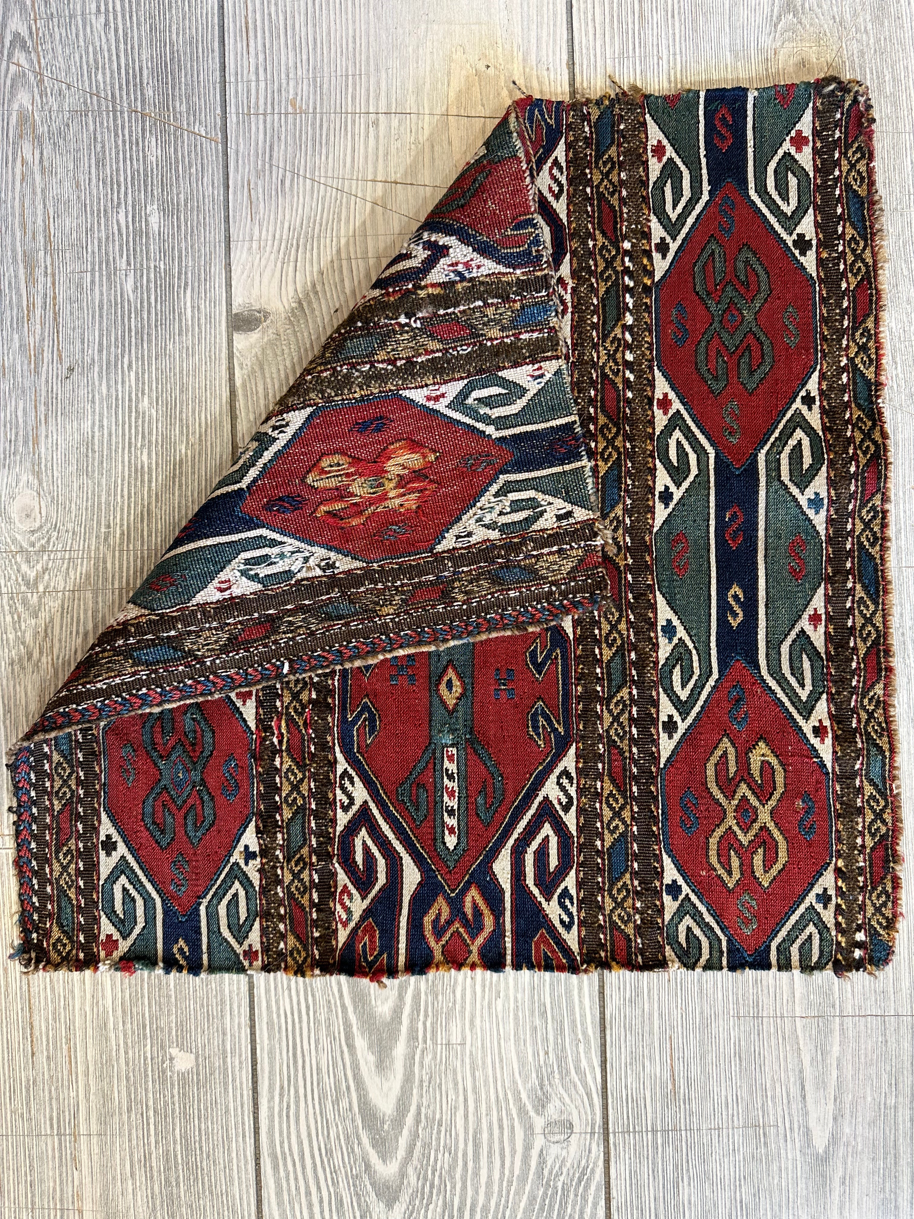 Antique Tribal Cradleface - 18" X 18" - Image 3