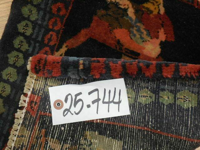 ANTIQUE UNIQUE PICTORAL OMARKHAYYAM RUG 1.5x1.8 Ft - Image 9