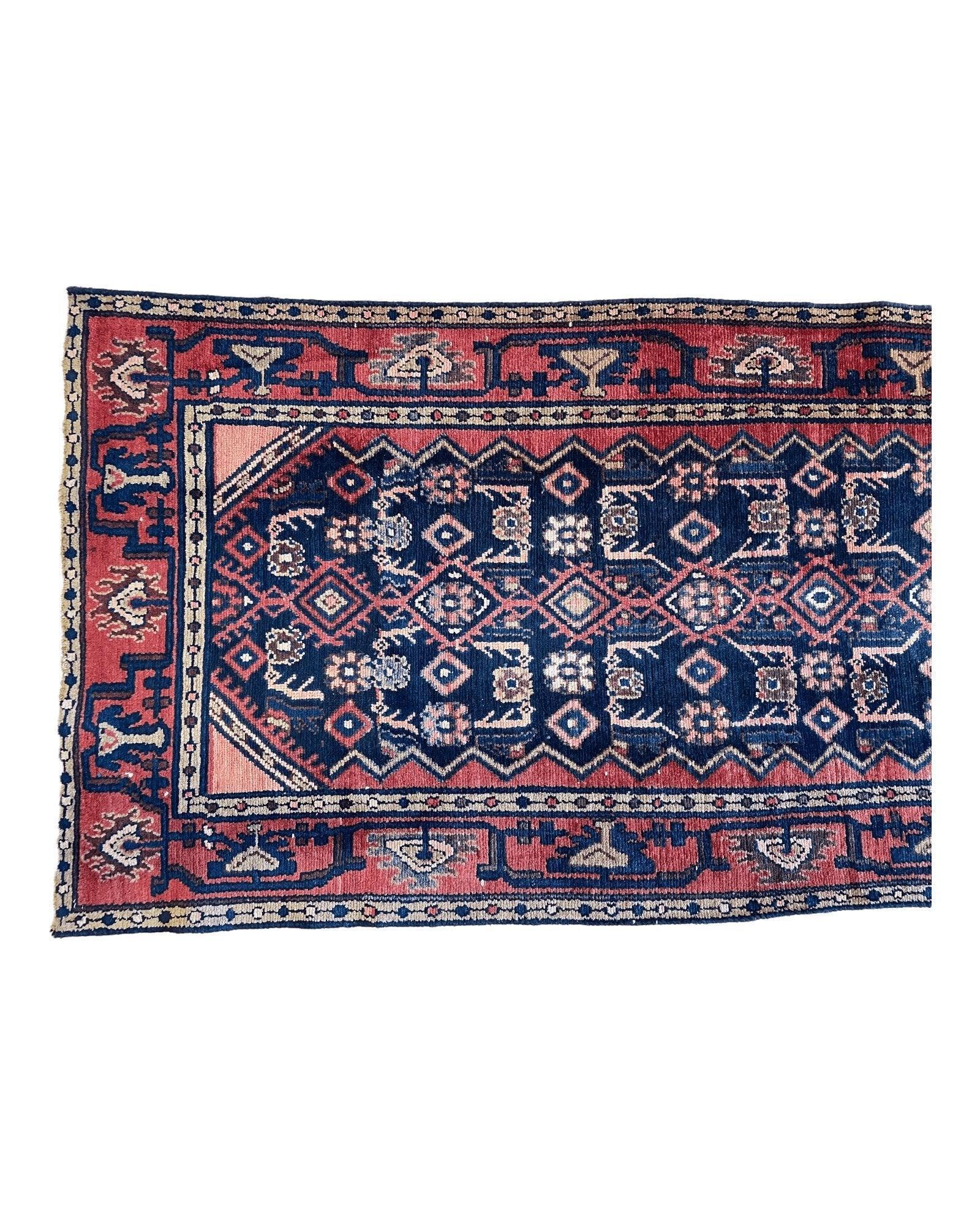 Antique Vegetable Dye Malayer Persian Runner Rug 3x10’4” - Image 7