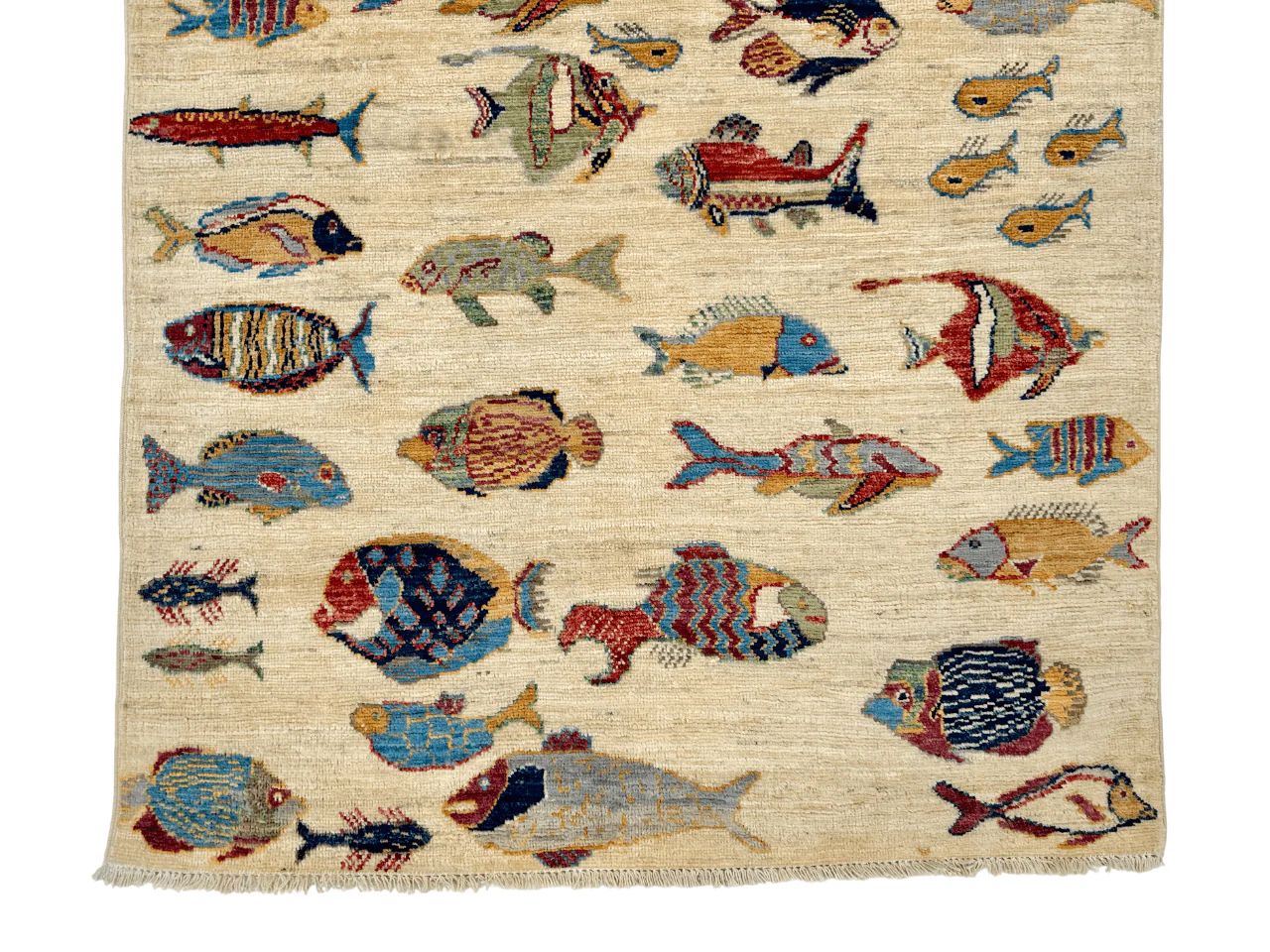 Ariyana-Oceanic Fish (3'04"x4'05") ivory/multicolor - Image 5
