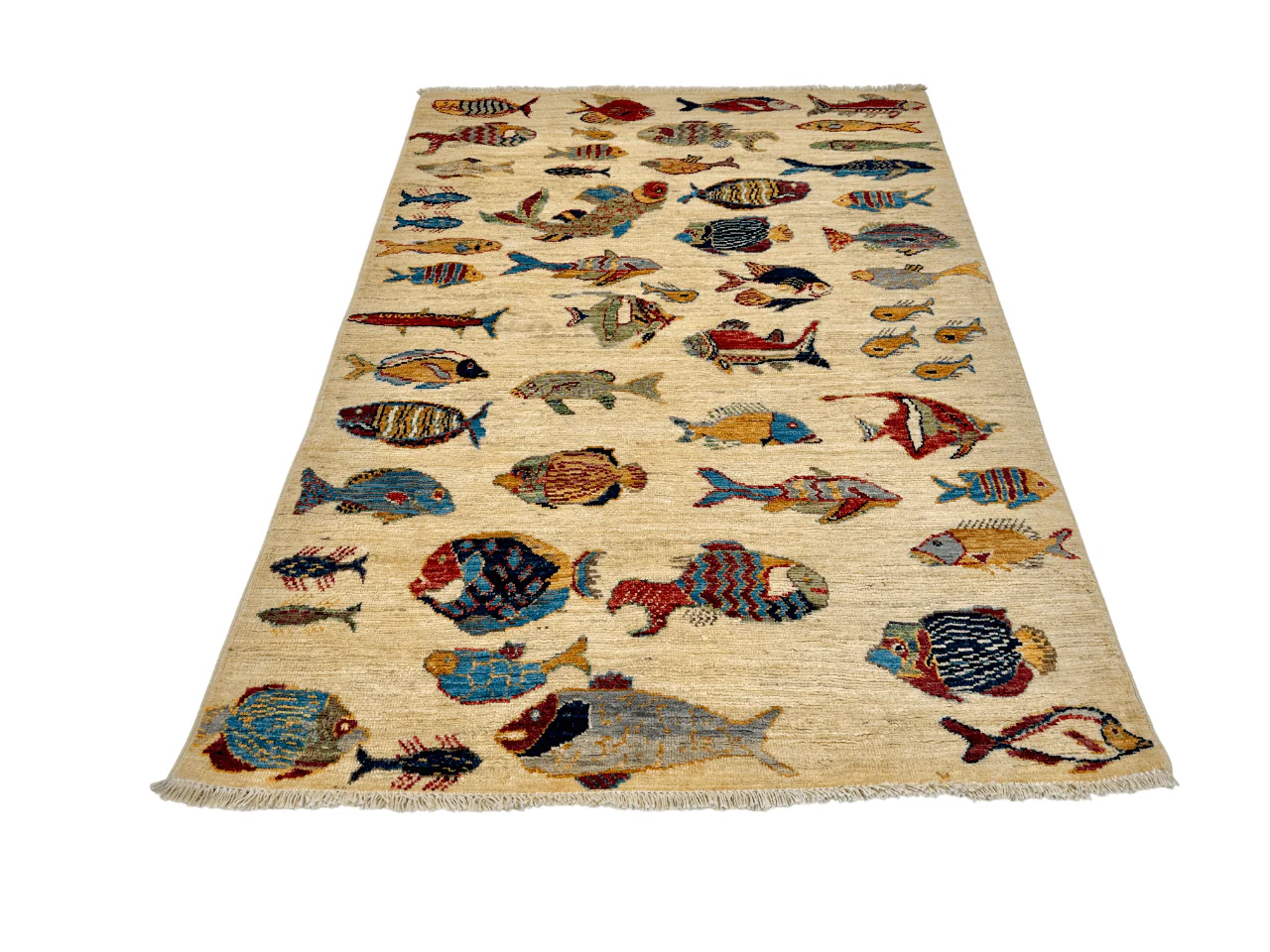 Ariyana-Oceanic Fish (3'04"x4'05") ivory/multicolor - Image 9