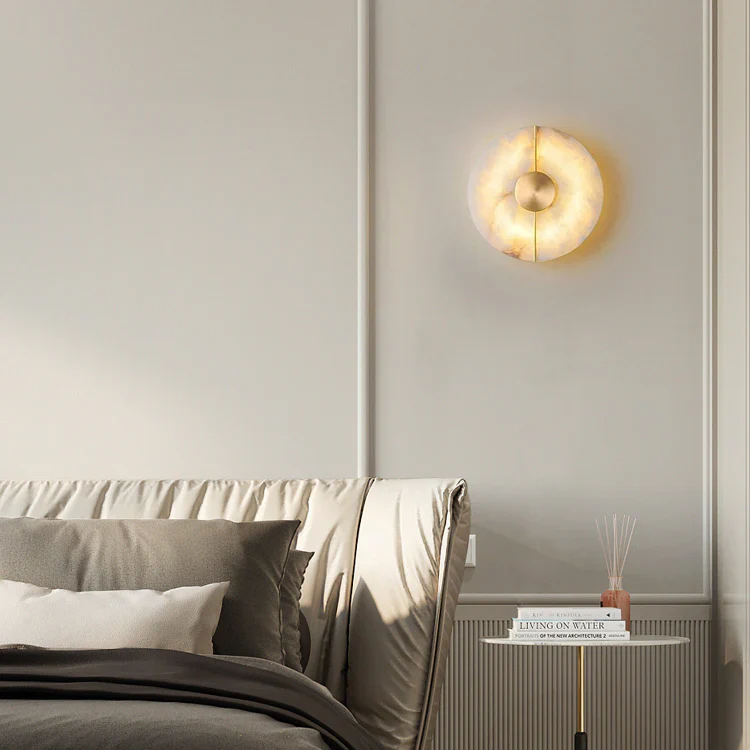 Artistic Simple Alabaster Wall Lamp - Image 11