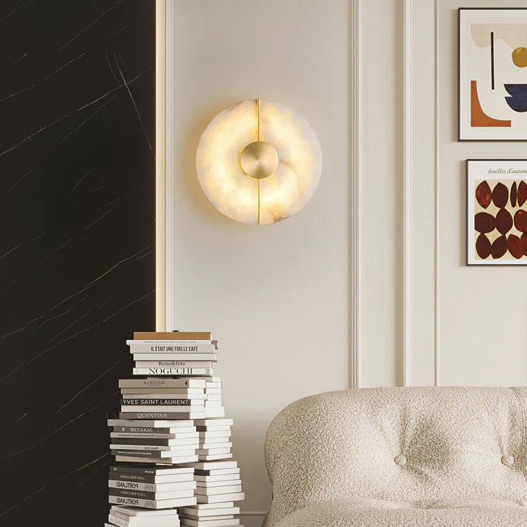 Artistic Simple Alabaster Wall Lamp - Image 14