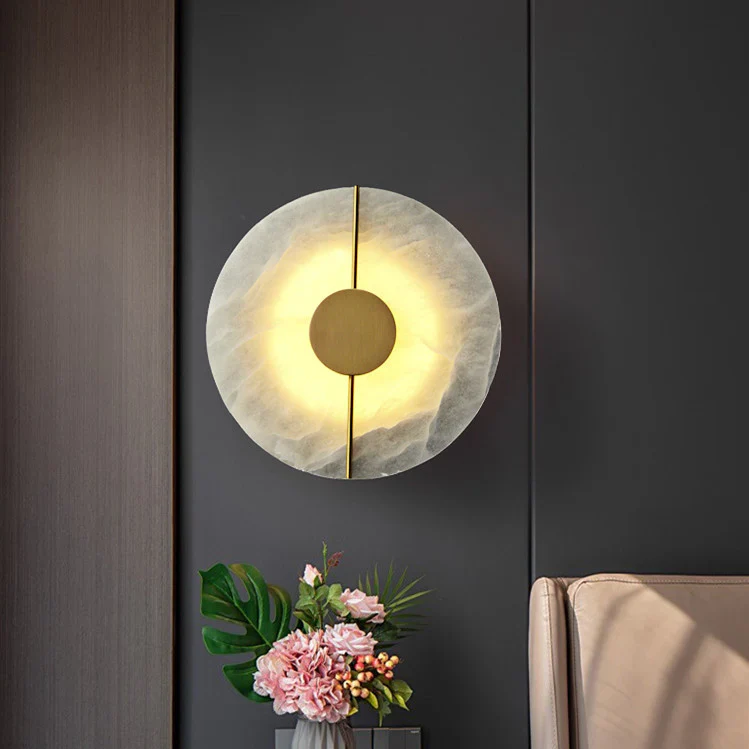 Artistic Simple Alabaster Wall Lamp - Image 16