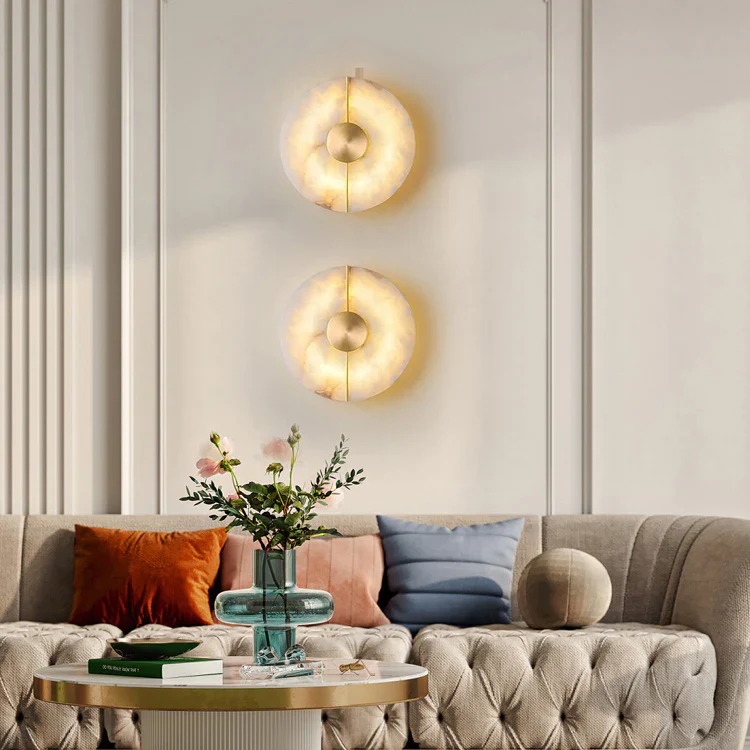 Artistic Simple Alabaster Wall Lamp - Image 2