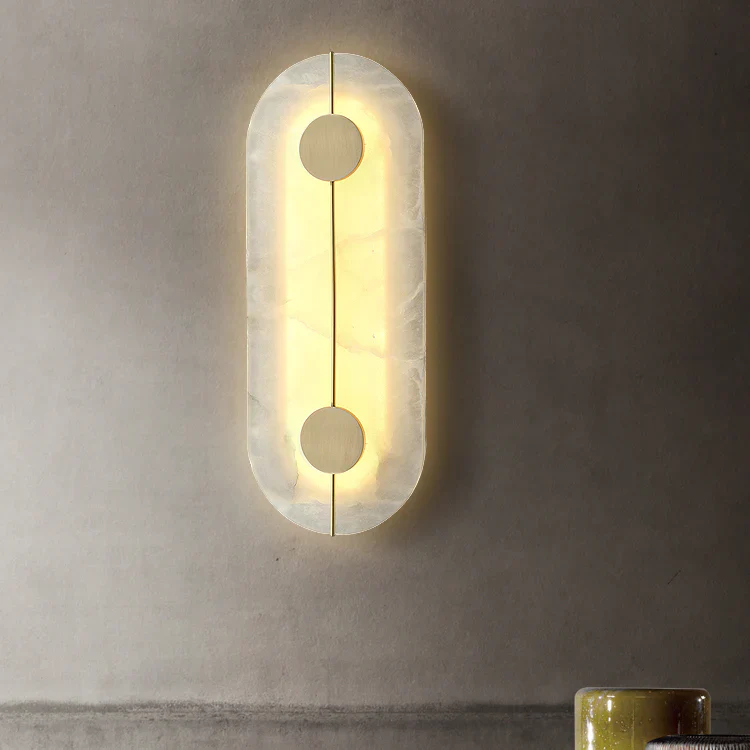 Artistic Simple Alabaster Wall Lamp - Image 9