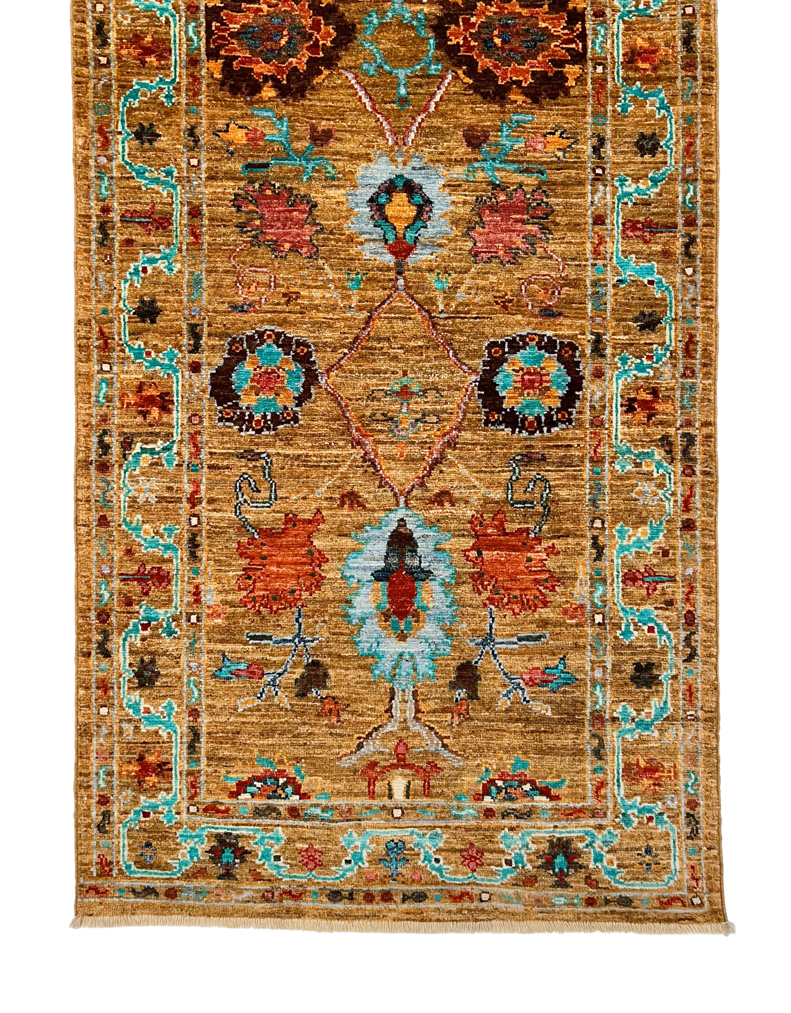 Aryana veg.dye 2'06"x9'05" gld - Image 2