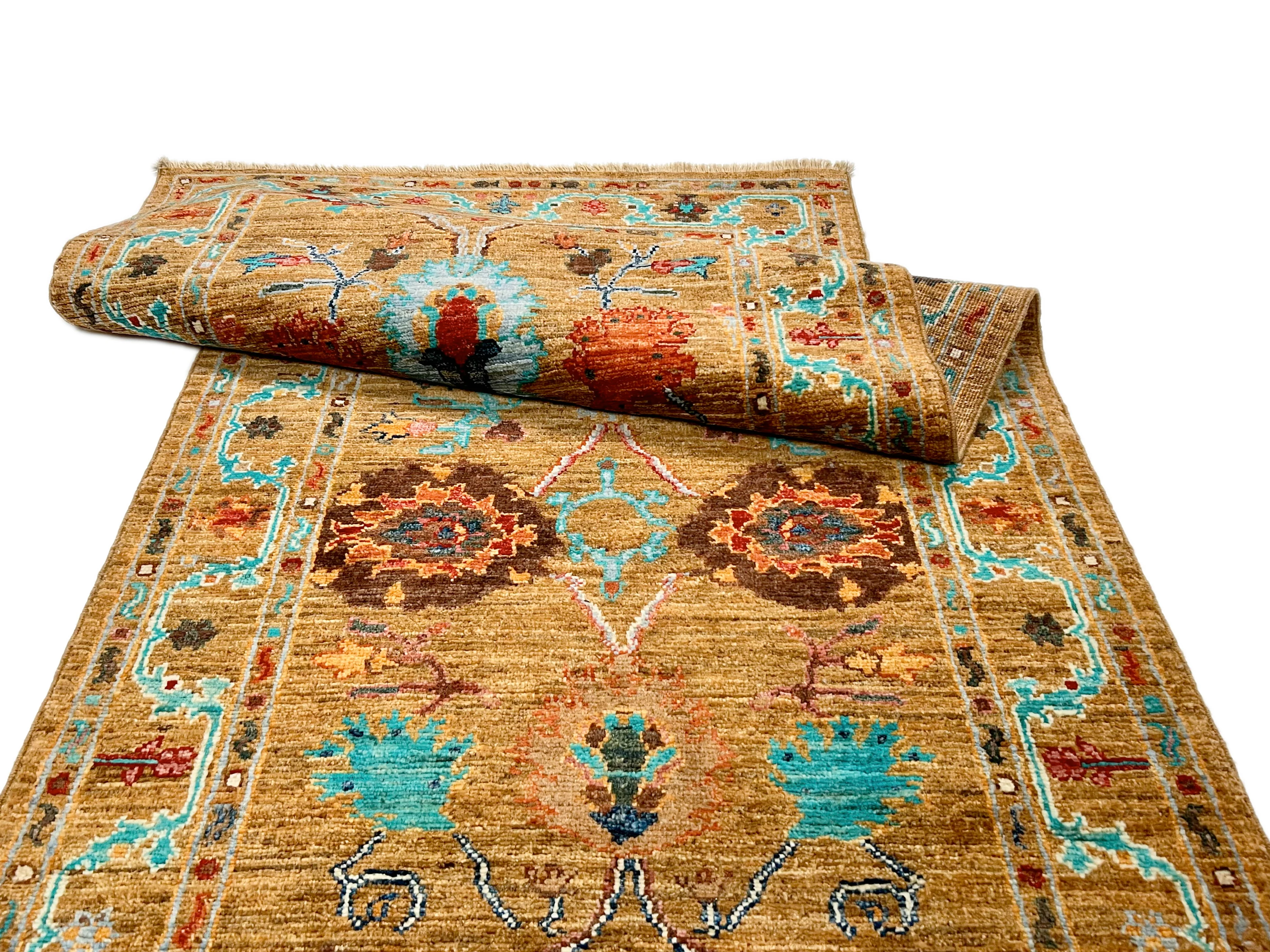 Aryana veg.dye 2'06"x9'05" gld - Image 9