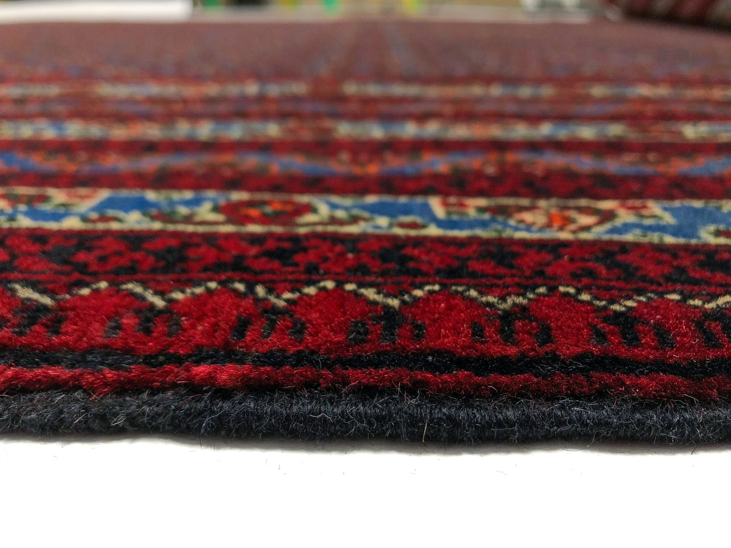 Balouch-Bokhara (6'06"x10'05") blue/dk.red - Image 8