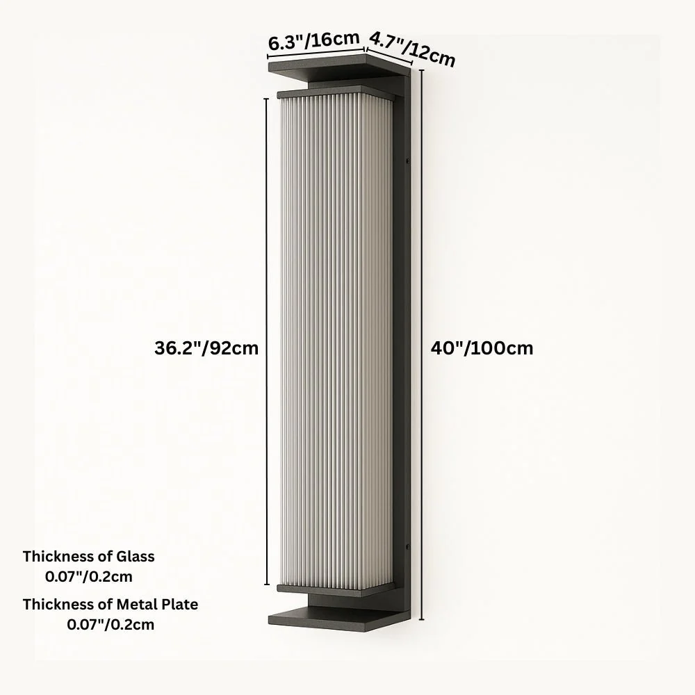 Baraq Outdoor Wall Lamp - Image 13