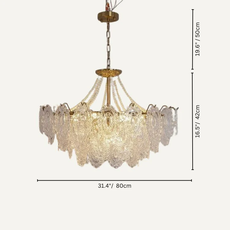 Bariq Glass Chandelier - Image 13