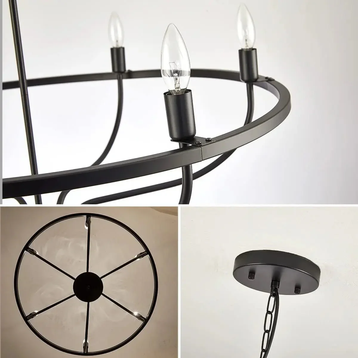 Basit Metal Chandelier - Image 11