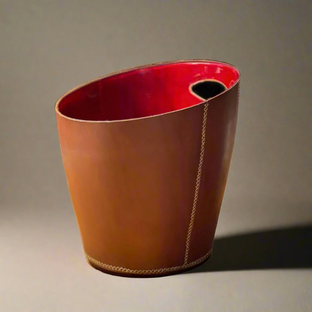 Basurero | Leather Wastebasket - Image 3