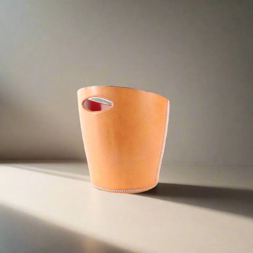 Basurero | Leather Wastebasket - Image 4