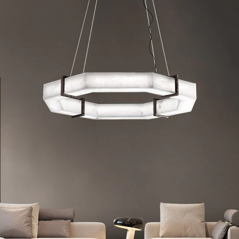 Belos Alabaster Chandelier - Image 4