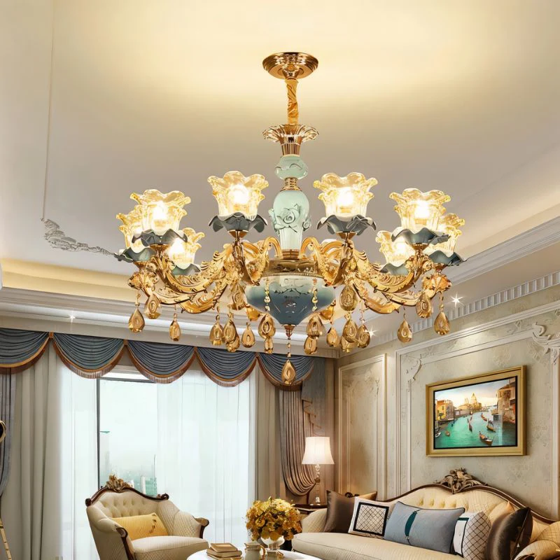 Blanche Chandelier - Blue - Image 3