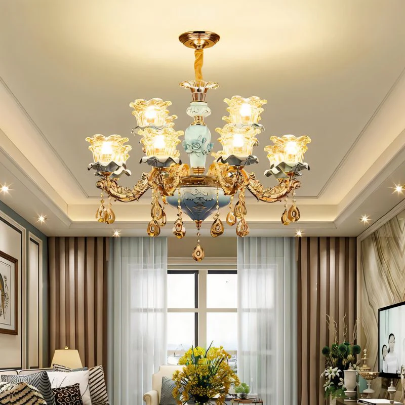 Blanche Chandelier - Blue - Image 5