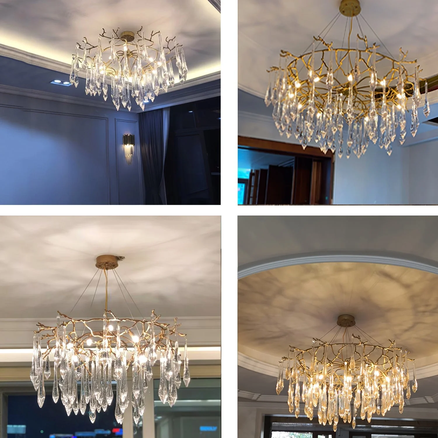 Branchs Brass Chandelier - Image 10