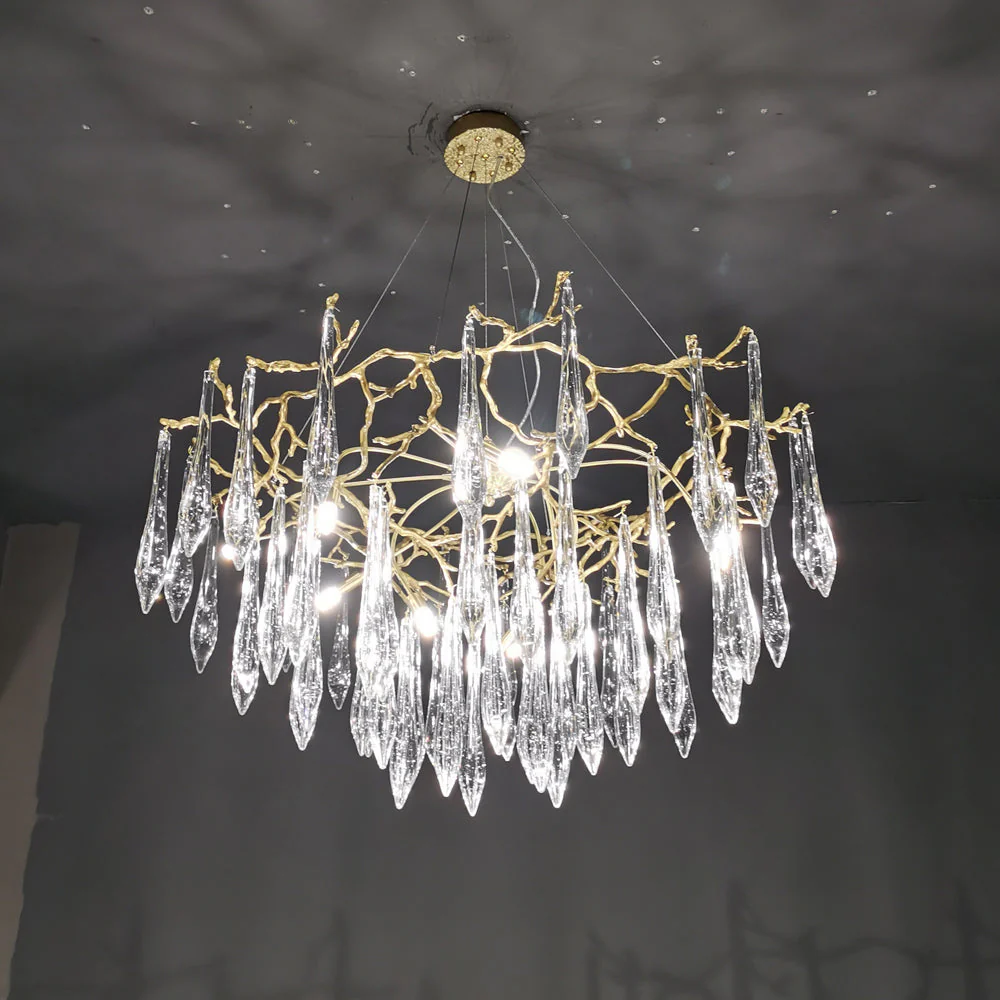 Branchs Brass Chandelier - Image 12