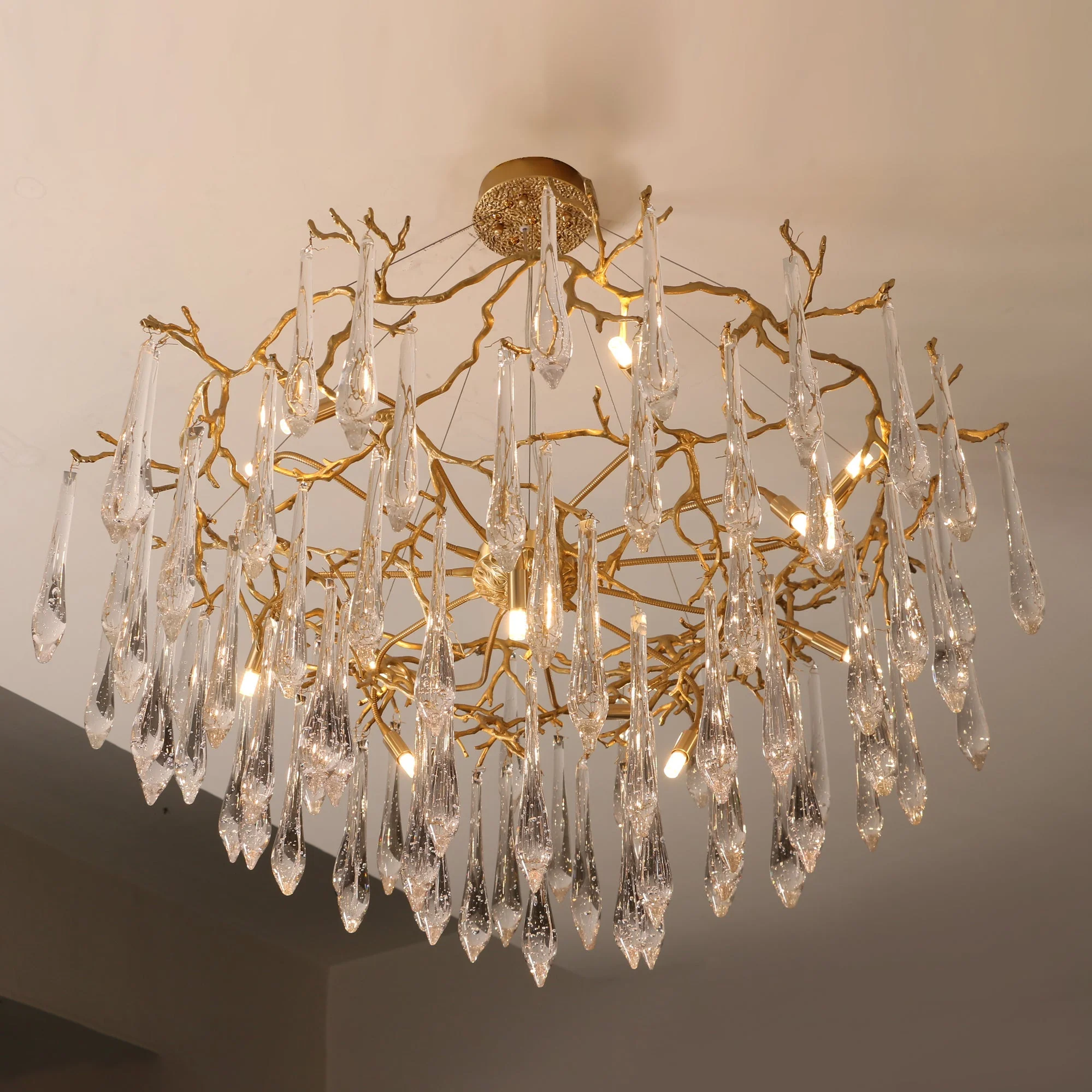 Branchs Brass Chandelier - Image 13