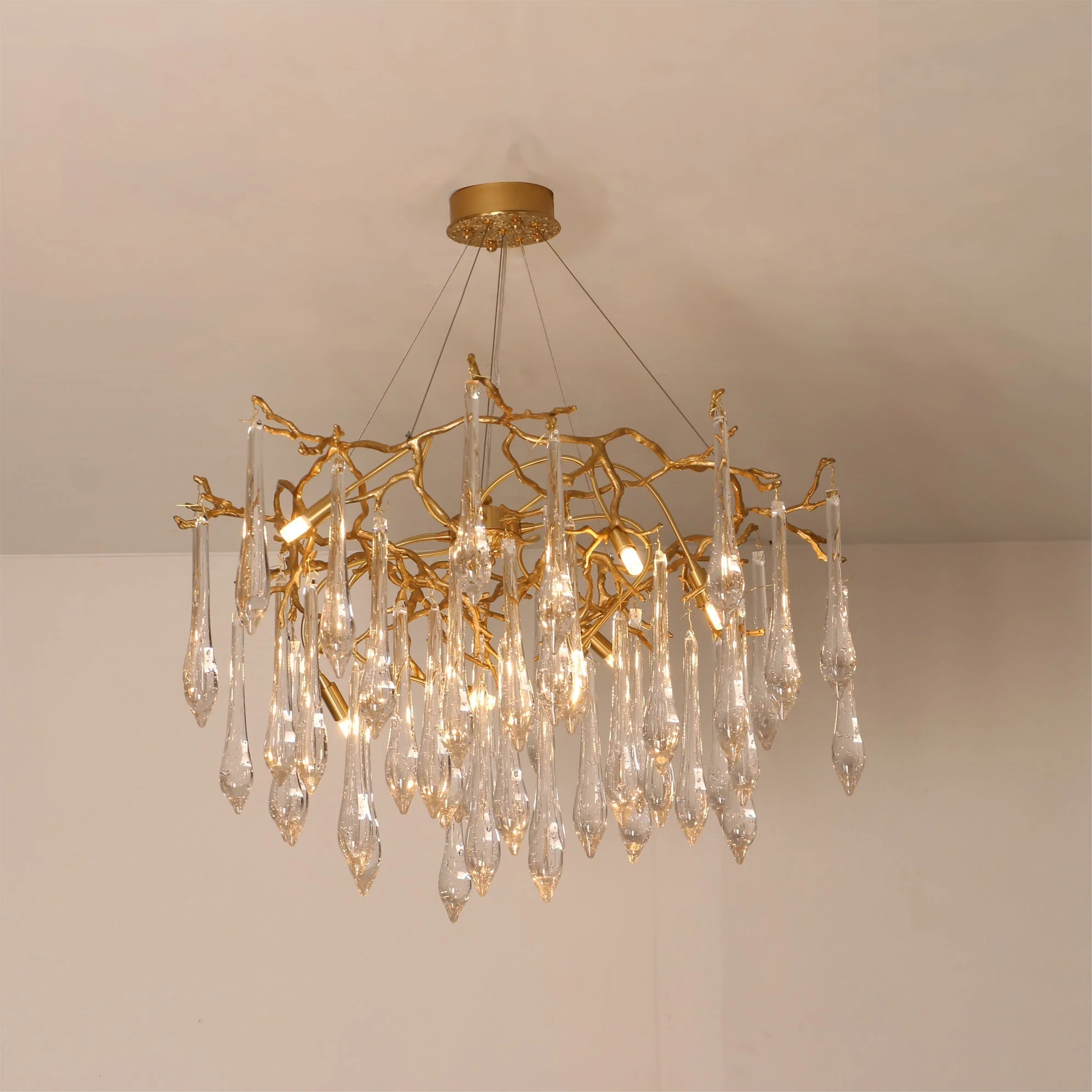 Branchs Brass Chandelier - Image 14