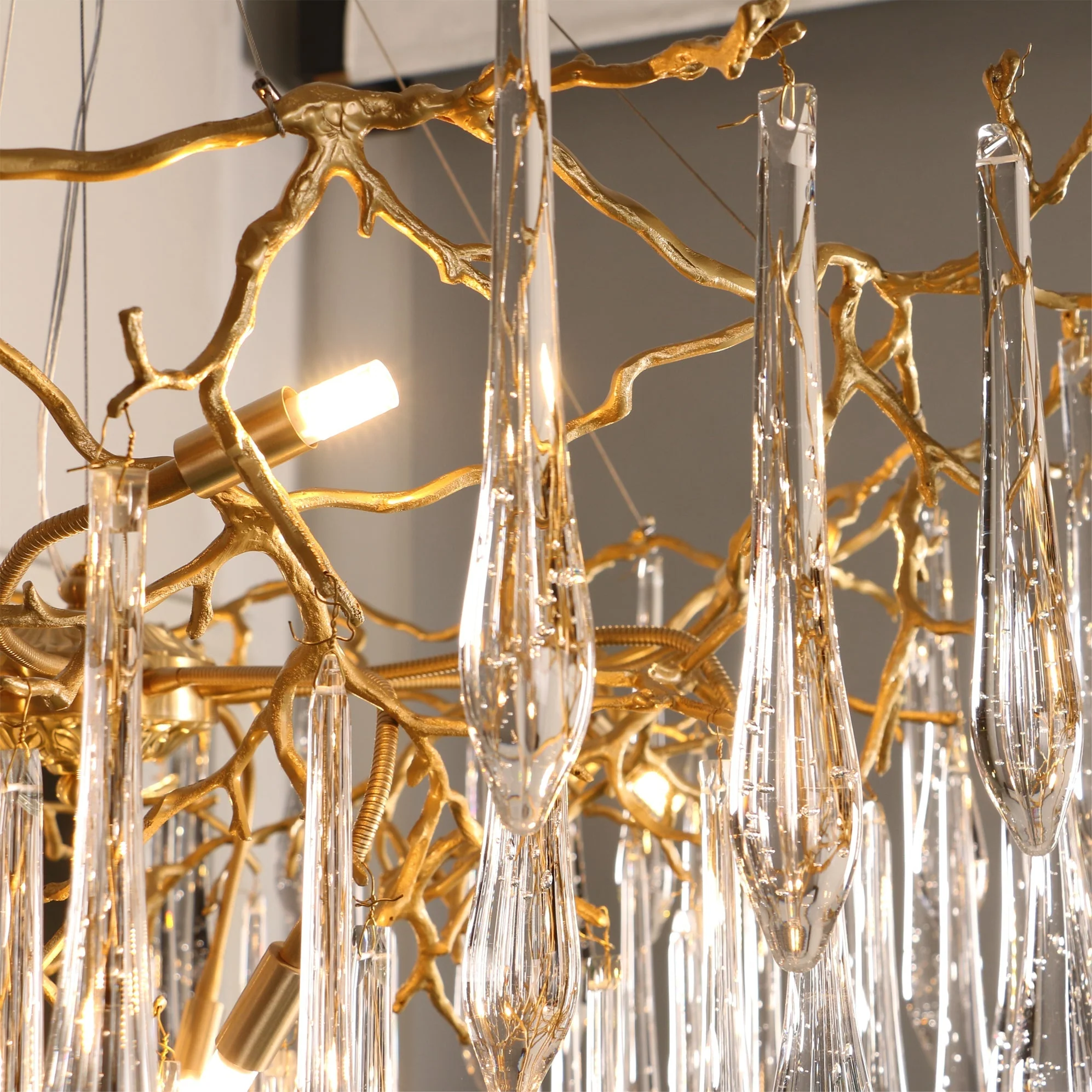 Branchs Brass Chandelier - Image 18
