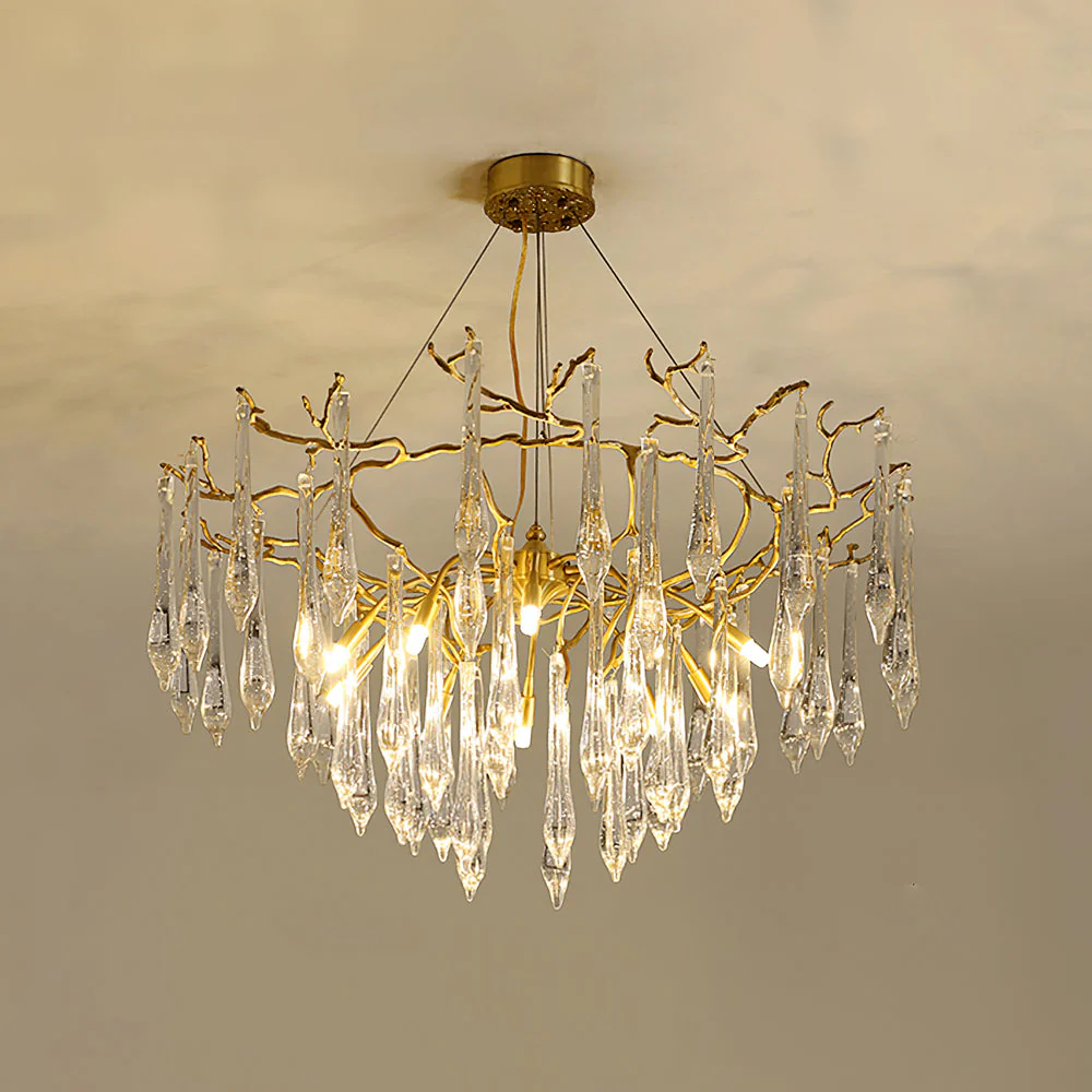 Branchs Brass Chandelier - Image 23