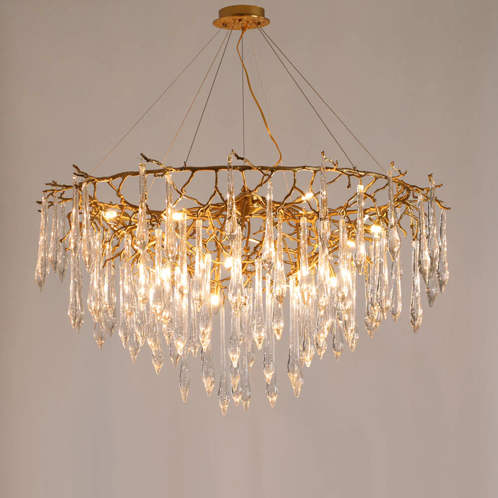 Branchs Brass Chandelier - Image 25