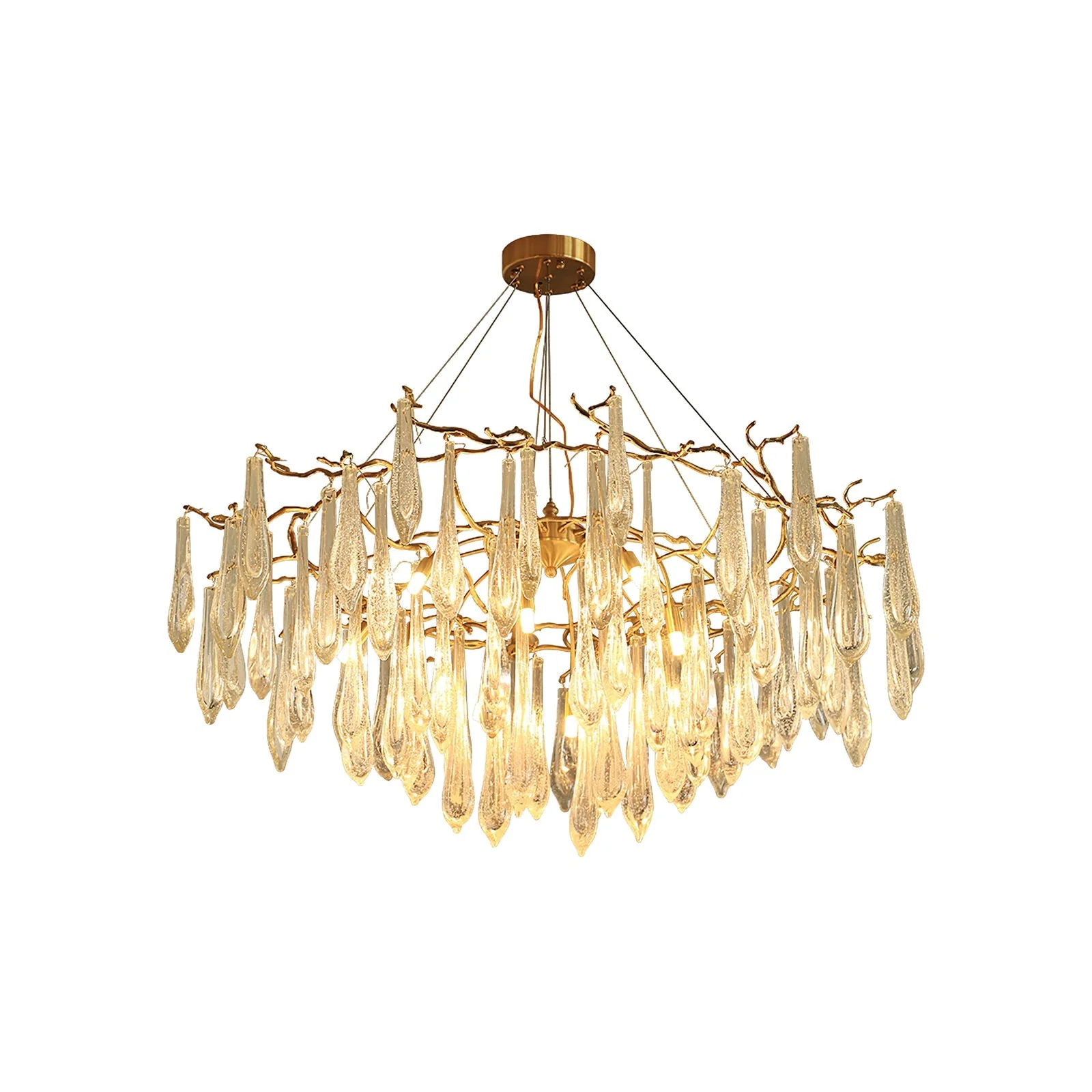 Branchs Brass Chandelier - Image 26