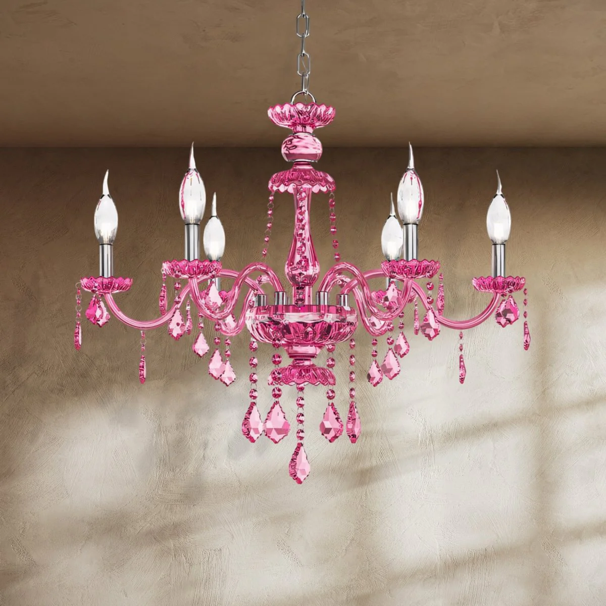 Brigitte Chandelier - Pink - Image 7