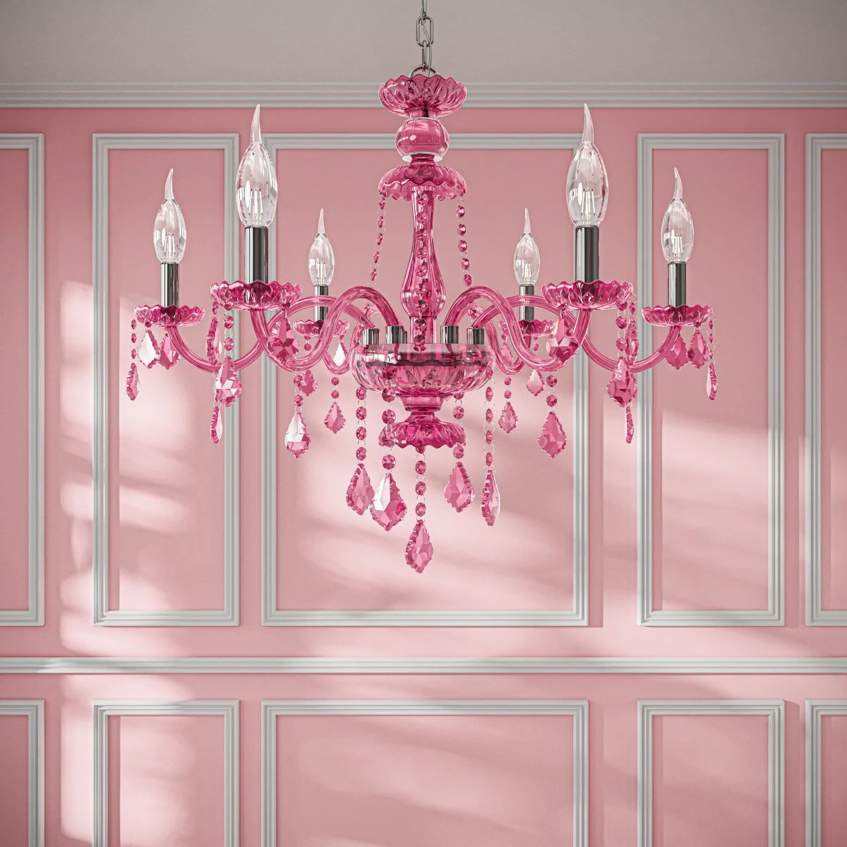 Brigitte Chandelier - Pink - Image 8