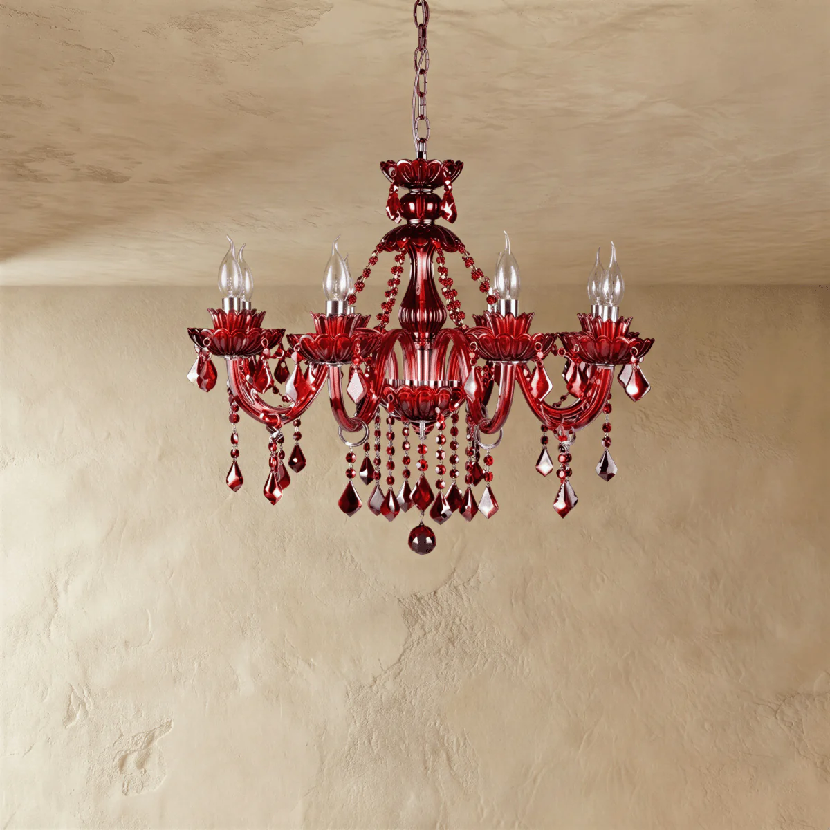 Brigitte Chandelier - Red - Image 2