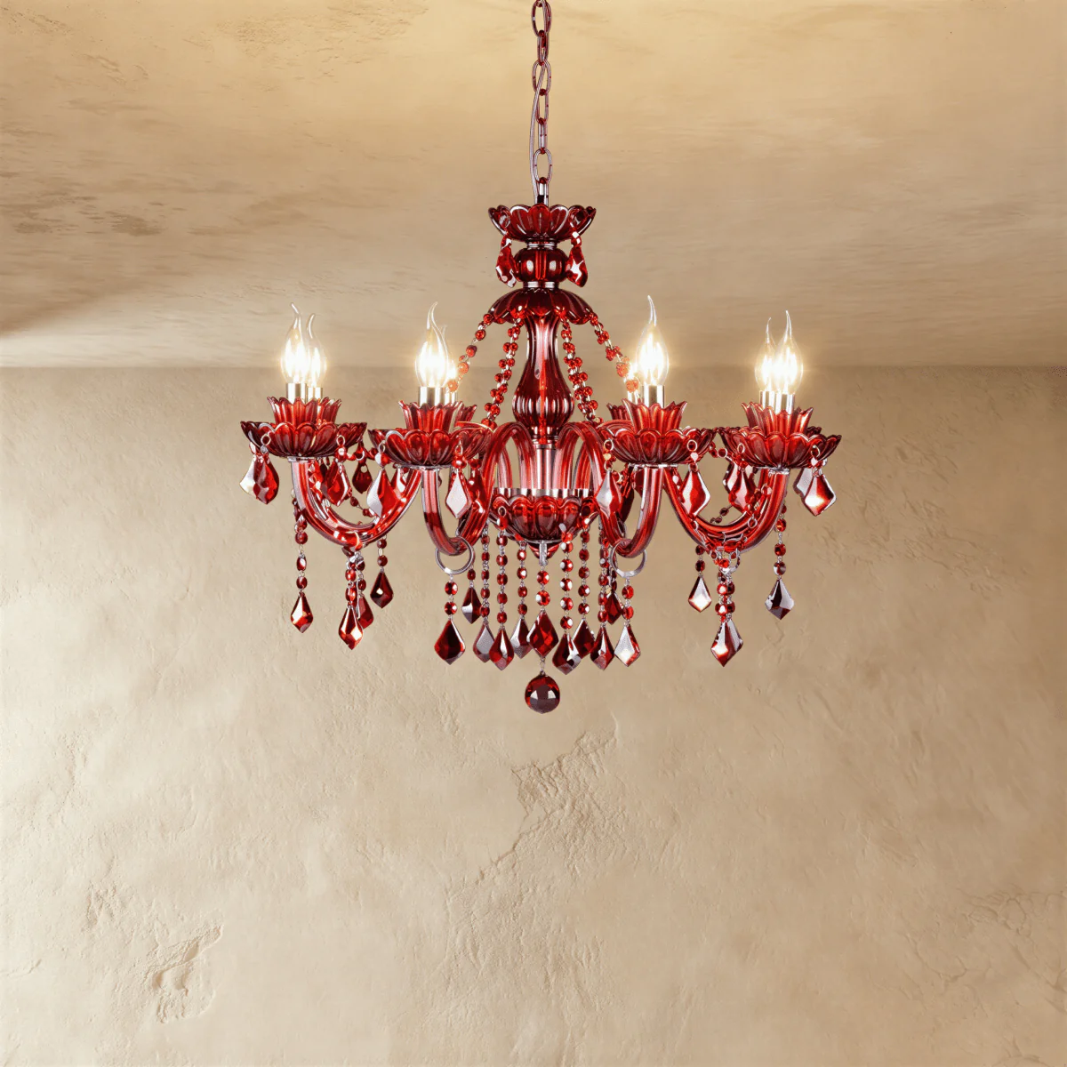 Brigitte Chandelier - Red - Image 3
