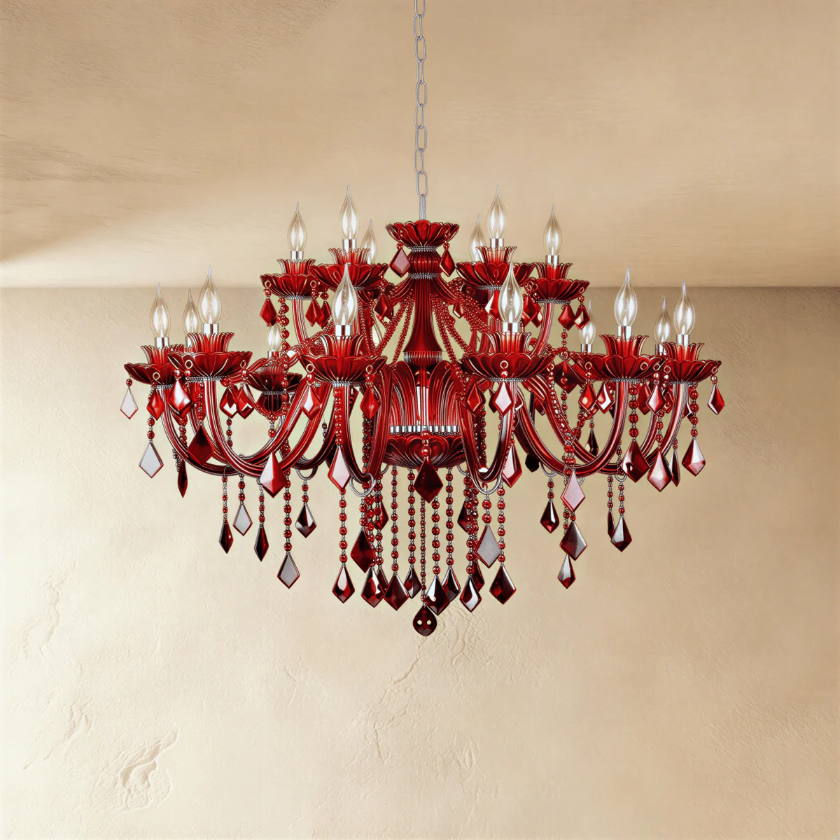 Brigitte Chandelier - Red - Image 5