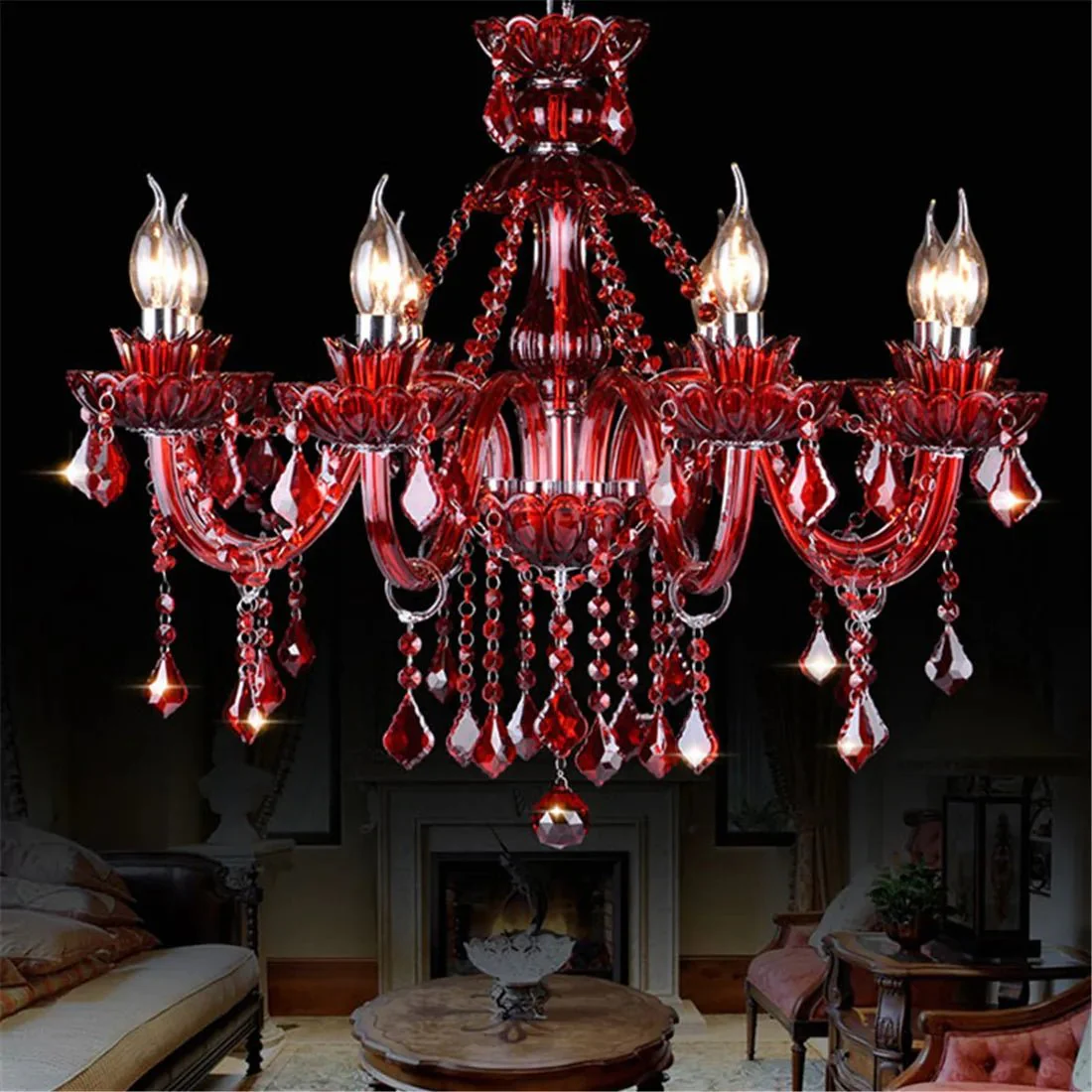 Brigitte Chandelier - Red - Image 8
