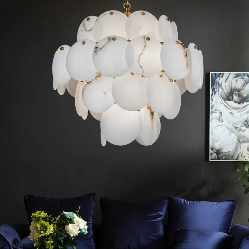 Caelum Alabaster Chandelier Light - Image 2